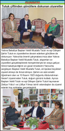 Tutuk çiftinden gönüllere dokunan ziyaretler