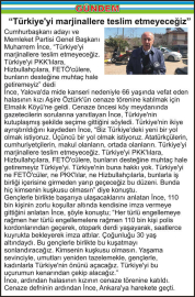 “Türkiye'yi marjinallere teslim etmeyeceğiz”