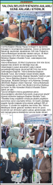 YALOVA BELEDİYESİ’NDEN ANLAMLI GÜNE ANLAMLI ETKİNLİK