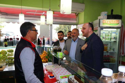 AK Parti Yalova İl Başkanlığı Çiftlikköy’ü Ziyaret Etti