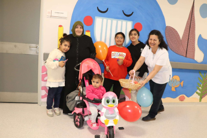 Hastanede bayram sevinci