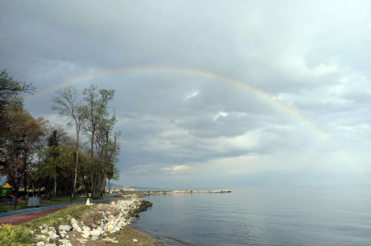 Yalova’da Gökkuşağı Büyüledi