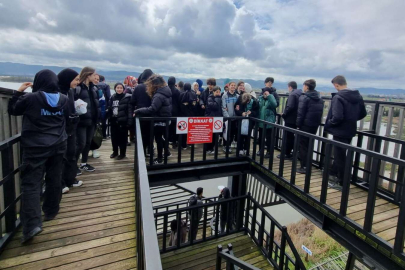 Öğrenciler Hersek Lagünü’nü gezdi