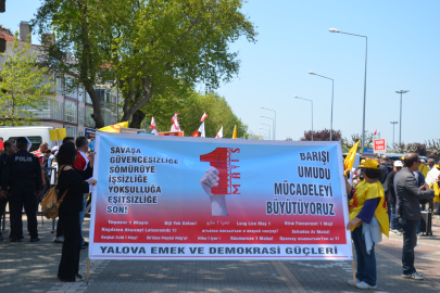 YALOVA’DA 1 MAYIS KUTLANDI