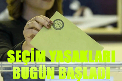 BÜYÜK SEÇİME 10 KALA YASAKLAR BAŞLADI