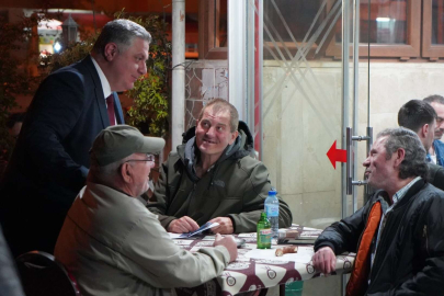 GÜREL GECE GÜNDÜZ DEMEDEN VATANDAŞIN YANINDA