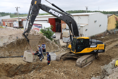 Sanayi Sitesine yeni kanalizasyon hattı