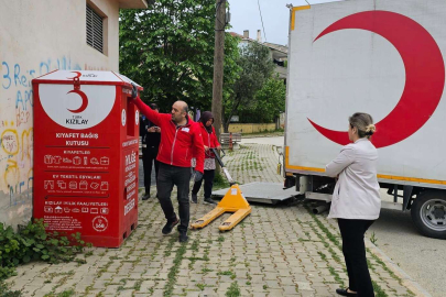 Esenköy’e Kızılay kıyafet bağış kutuları yerleştirildi