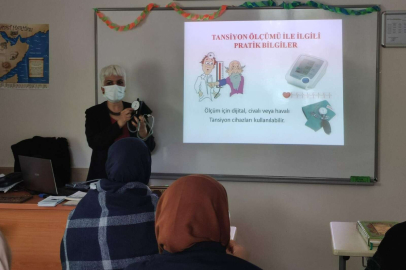 Kursiyerlere ‘astım ve hipertansiyon’ semineri
