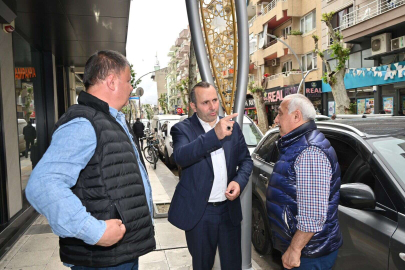 Tutuk’tan, İstanbul Caddesi esnafına çat kapı ziyaret