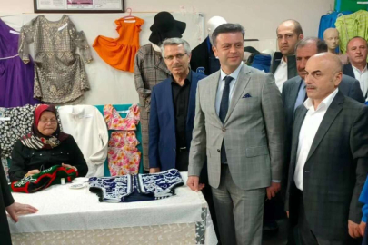 Akmeşe sergi açılışında