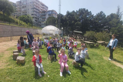 Yalova’da çocuklara doğayla iç içe büyüyor