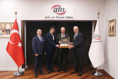 YTSO YÖNETİMİ ANKARA TİCARET ODASI'NI ZİYARET ETTİ