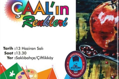 ÇİFTLİKKÖY ATATÜRK ANADOLU LİSESİ ÖĞRENCİLERİNDEN RENKLİ SERGİ