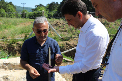 YALOVA İL TARIM VE ORMAN MÜDÜRÜ ARMUTLU'DAKİ SÜLÜK TESİSİ İNCELEMESİNDE