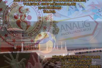 YALOVA'DA VOLEYBOL GRUP MÜSABAKALARI BAŞLIYOR