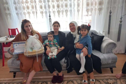 Esenköy’de “Hoş Geldin Bebek” projesi devam ediyor.