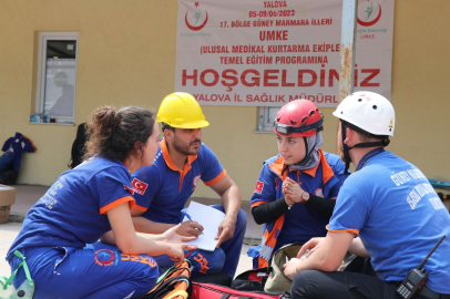 UMKE EKİPLERİ YALOVA'DA TEMEL EĞİTİM ALDI