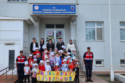 Esenköy’de minikler jandarmayı yakından tanıdı