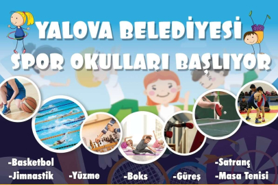 Yalova Belediyesi'nin düzenlediği Yaz Spor Okulları başlıyor