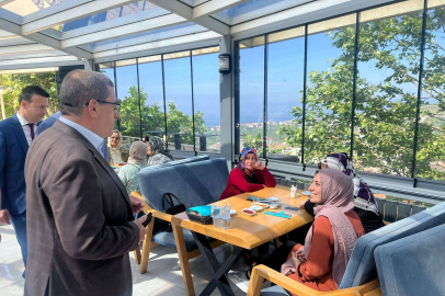 MUSTAFA TOKAT KURSİYERLERLE KAHVALTIDA BİR ARAYA GELDİ