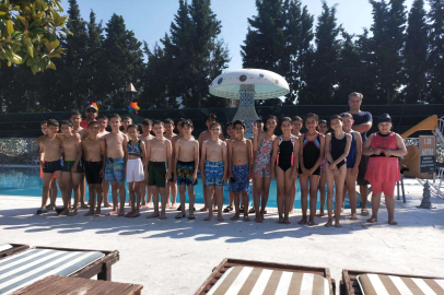 Taşköprü belediyesi yüzme kursları başladı