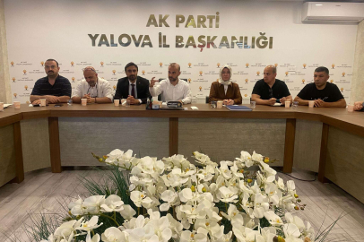 AK PARTİ YALOVA İL TEŞKİLATI HAFTALIK OLAĞAN YÖNETİM KURULU TOPLANTISINI GERÇEKLEŞTİRDİ