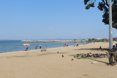 Sıcak hava Yalovalıları bunalttı