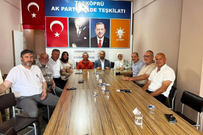 Ak Parti Yalova İl Başkanlığı Taşköprü Belde Teşkilatını Ziyaret Etti