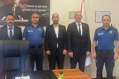 Ülkü Ocakları İl Başkanı Armutlu İlçe Emniyet Amir’ini ziyaret etti