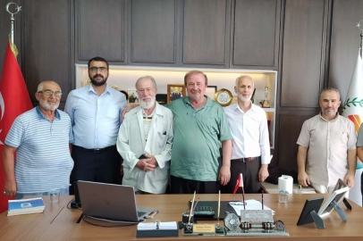 Mehmet Temel Makamında Misafirlerini Ağırladı