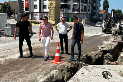 Taşköprü’de 2 cadde modern aydınlatmaya kavuşuyor