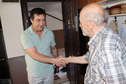 Turan Canbay Büyüklerin Hayır Duasını Aldı