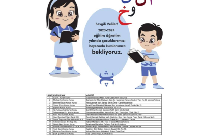 4-6 Yaş Kur’an Kurslarına Kayıtlar Devam Ediyor