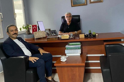 ''Osman Kendir Muhtarlar Derneği Başkanını Ziyaret Etti''