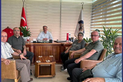 Murat Arslanhan ve Lale Dondurmacı Termal Belediye Başkanı’nı Ziyaret Etti