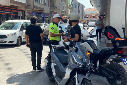Yalova'da motosiklet sürücülerine denetimler arttırıldı