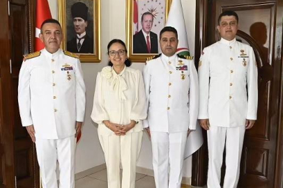 Tuğamiral Paşaoğlu’ndan Vali Kaya’ya ziyaret