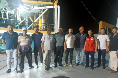 Yalovalı balıkçıları Parıldar uğurladı