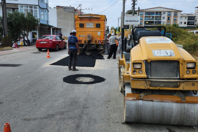 Yalova Armutlu Belediyesi yol bakım ve onarımına hız verdi