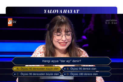 Hangi açıya dar açı denir? Kim Milyoner Olmak İster