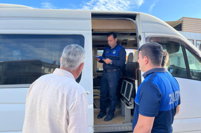 Yalova Kadıköy’de Zabıta Öğrenci Servislerini Denetliyor