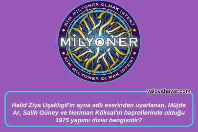 Halid Ziya Uşaklıgil'in ayna adlı eserinden uyarlanan, Müjde Ar, Salih Güney ve Neriman Köksal'ın başrollerinde olduğu 1975 yapımı dizisi hangisidir? Kim Milyoner Olmak İster