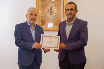 Yalova Müftülüğü ’ne Diyanet İşleri Başkanı’ndan teşekkür belgesi
