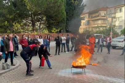 Yalova Diş Hastanesi'nde yangın tatbikatı