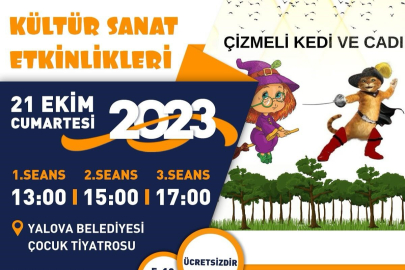 Yalova’da Çocuklara Tiyatro Şöleni