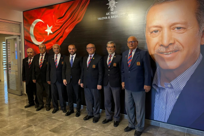 AK Parti Yalova İl Başkanı Umut Güçlü Muharip Gaziler Derneği’ni ağırladı