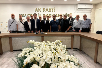 Çiftlikköy Rizeliler Derneği AK Parti Yalova İl Başkanı’nı ziyaret etti