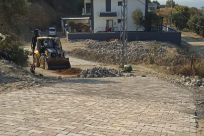 Yalova Esenköy’de yol çalışması