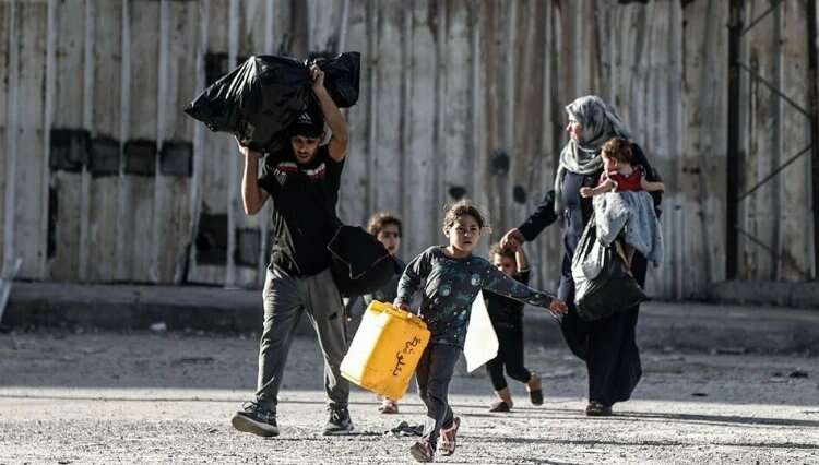 sivil vatandaşlar gazze'den kaçacak